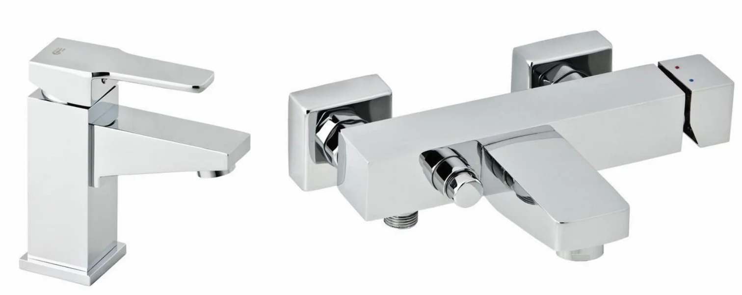 Набір змішувачів для раковини і ванни GENEBRE Kenjo 1+1 02KE-bath (63130264566+63100264567)