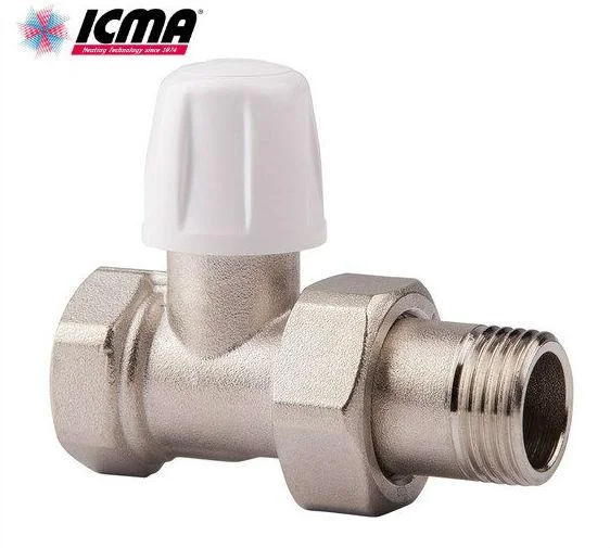 Кран радиаторный ICMA 3/4" прямой нижний