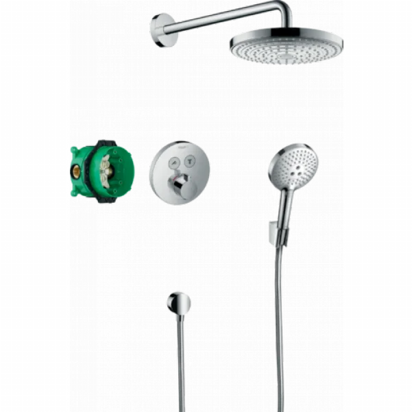 Душова система Hansgrohe Raindance Select S з термостатом ShowerSelect S 27297000