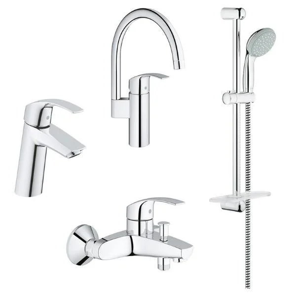 Набор смесителей GROHE Eurosmart (23324001+33300002+27926000+33202002)