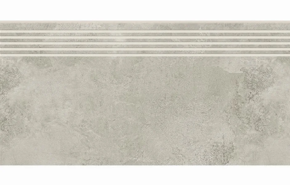керамогранітна Плитка Quenos Light Grey Steptread 298x598x8 Opoczno