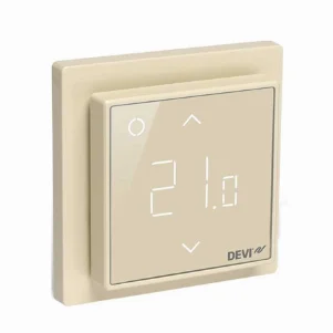 Терморегулятор DEVIreg Smart +5...+45 °С (сенсорсный слонова кістка)