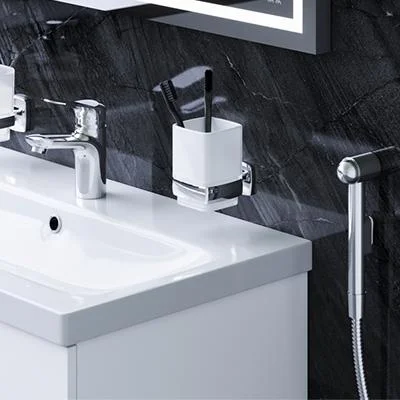 Змішувач для раковини AM.PM Sunny з гігієнічним душем,