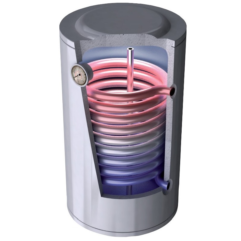 Бойлер комбінований BANDINI Braun STX 120L - 120 літрів, ТЕН 1.5 кВт