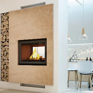 Камінна топка Kratki Zuzia PW 19 - 19,0 кВт,  тунель