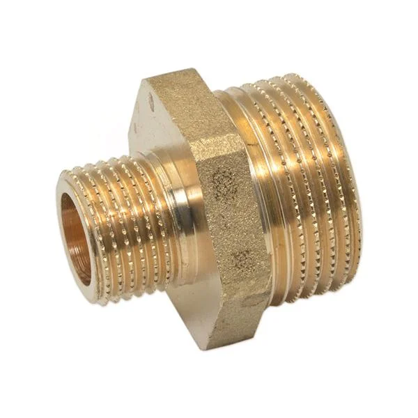 Ніпель редукційний латунний Pattaroni Ø 3/4"×1-1/4" зовнішня різьба
