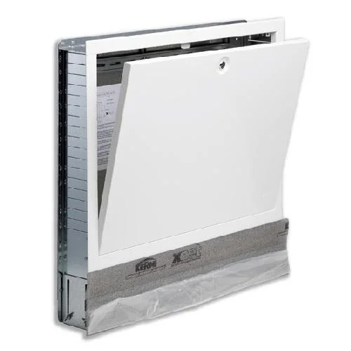 Коллекторный шкаф KERMI UX-L2 3 контура встроенный 535 мм