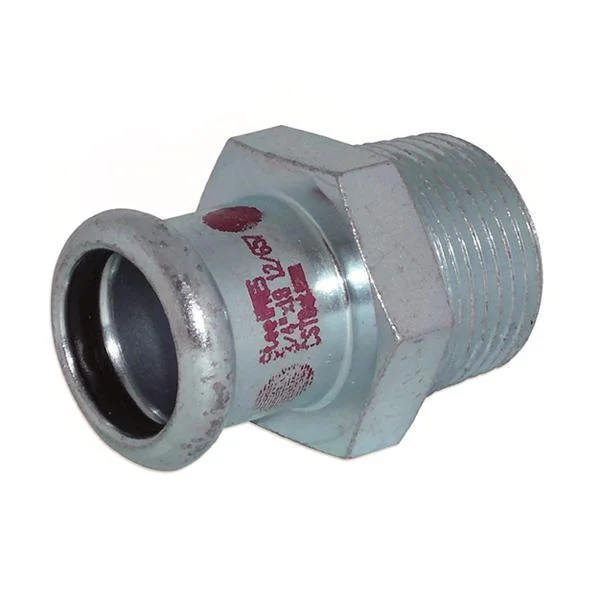 Муфта прес оцинковка RM Steel Pres Ø 76.1×2-1/2" зовнішня різьба