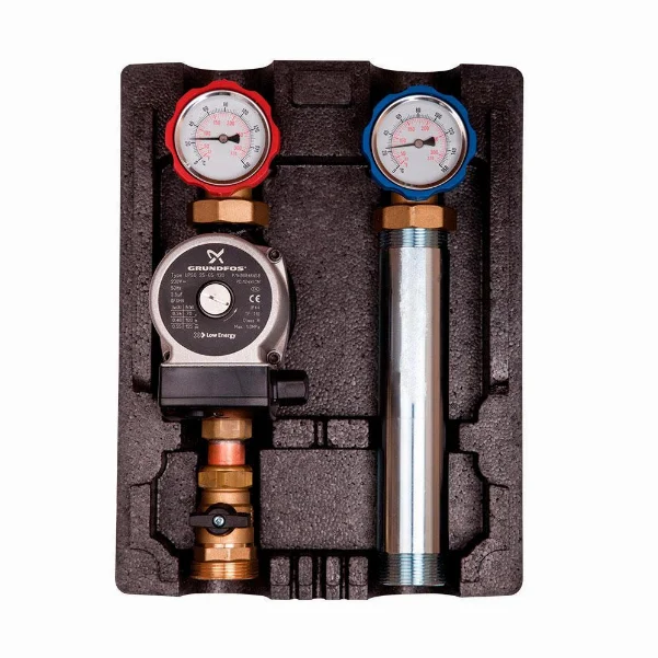 Насосна група з фіксованою регулюванням ICMA 1-1/2"x1" без насоса