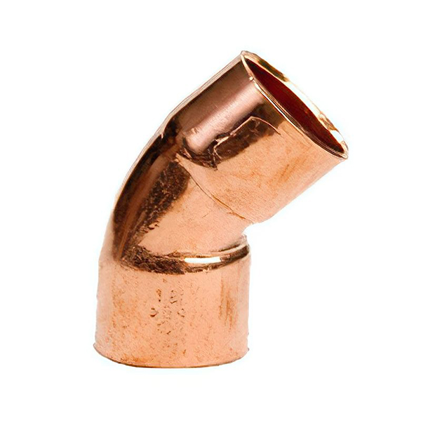 Коліно мідне (2 муфти) Sanha Ø 12/45˚ (код. 5041)