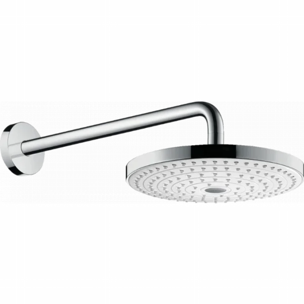 Верхний душ Hansgrohe Raindance Select S 240 2jet EcoSmart настенный, белый/хром 26470400