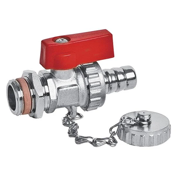 Кран зливний хромованний Bonomi PN25 Ø 1/2", t=0...+90 °C