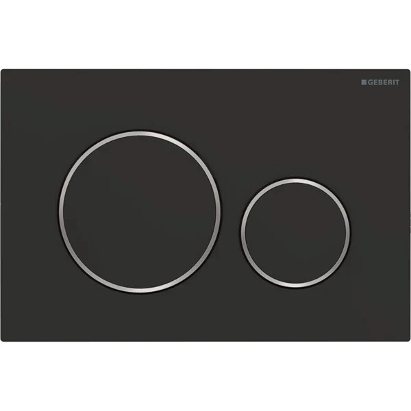 Кнопка зливу Sigma 20 чорний мат, Geberit