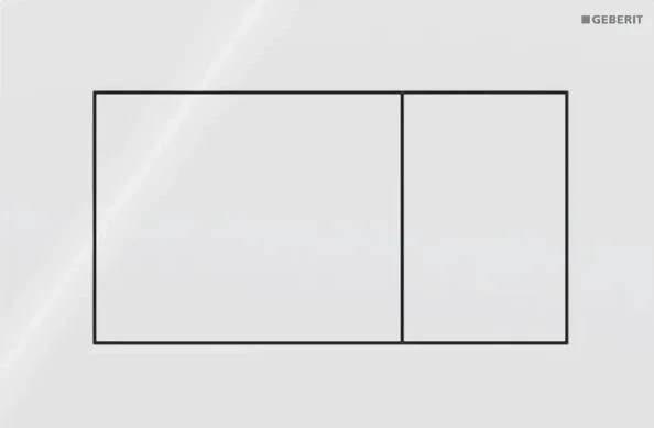 Кнопка зливу Sigma 01 Square 115.660.11.1 білий Geberit