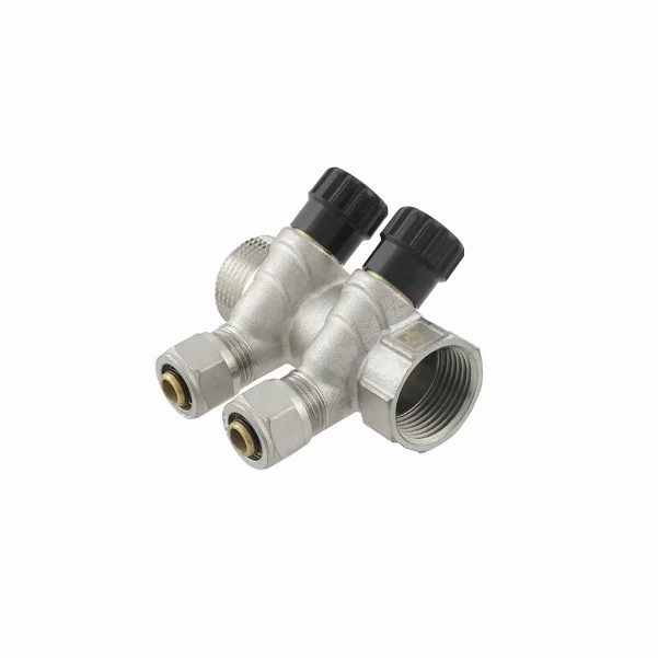 Коллектор регулировочный Raftec Ø 3/4"×1/2" - 2 выхода