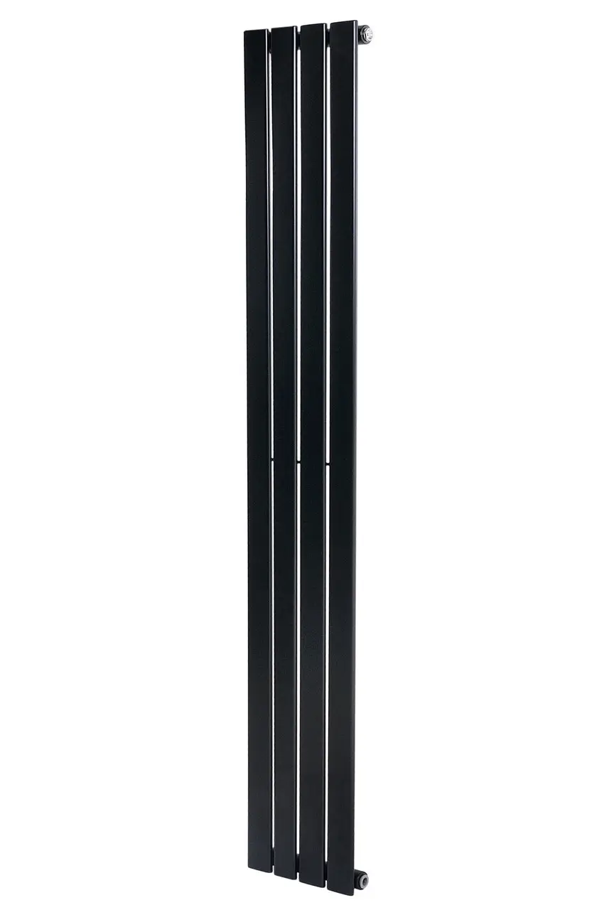 Дизайнерский вертикальный радиатор отопления ARTTIDESIGN Livorno 4/2000/272/50 черный матовый