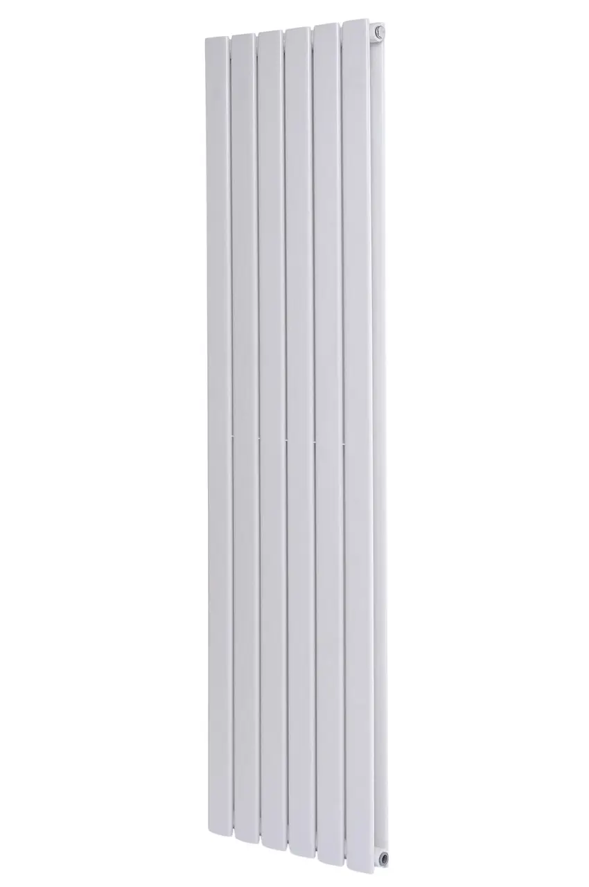 Вертикальный дизайнерский радиатор отопления ARTTIDESIGN Livorno II 6/2200/408/50 белый матовый
