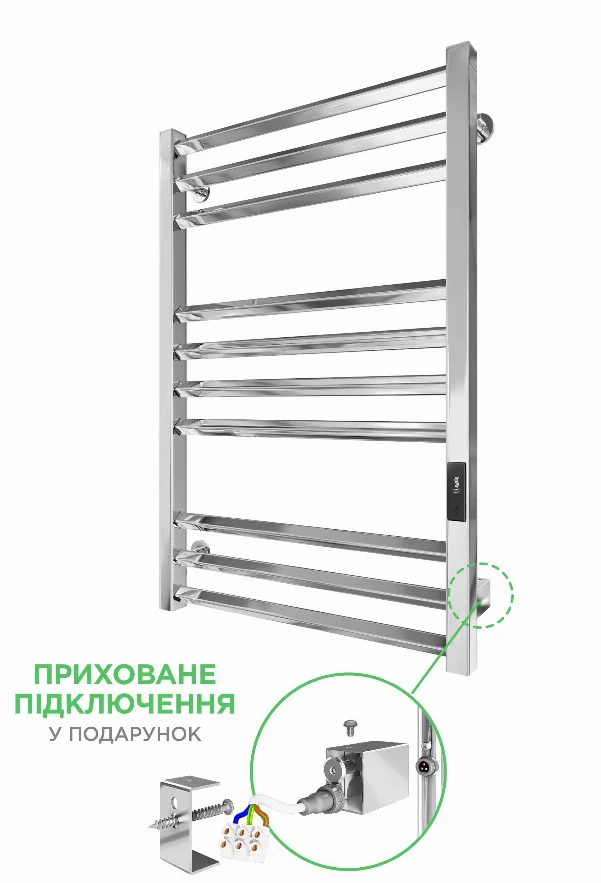 Рушникосушарка електрична Mario Кіото-I 770×530/500 мм TR K 2.0 таймер-регулятор