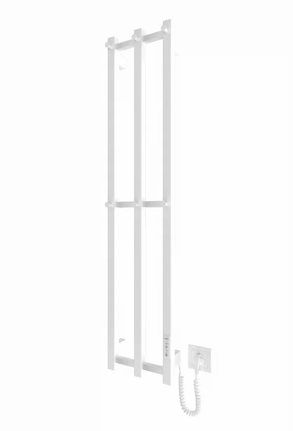 Електрична рушникосушарка HF Slim 1170х250 білий мат
