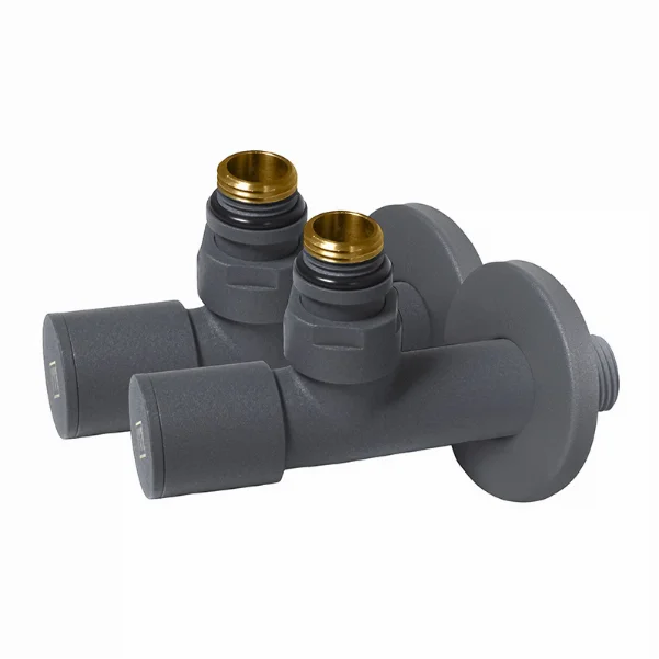 Комплект дизайн кранов Ideale Dante 1/2”x1/2” антрацит