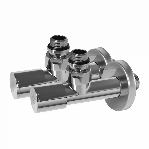 Комплект дизайн кранов Ideale Dante 1/2”x1/2” хром