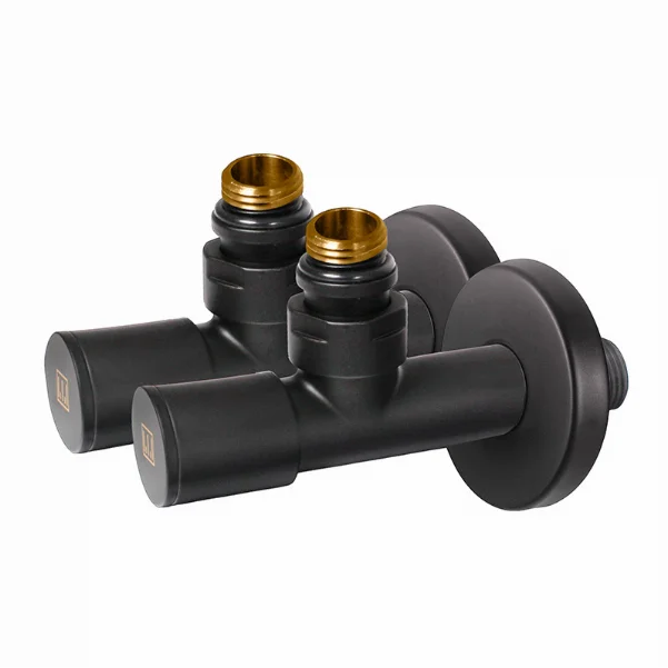 Комплект дизайн кранов Ideale Dante 1/2”x1/2” черный