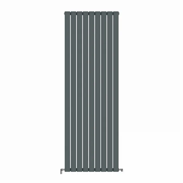 Радіатор дизайнерський Ideale Vittoria 11 9/1800/612 мм, колір: антрацит (бокове підключення)