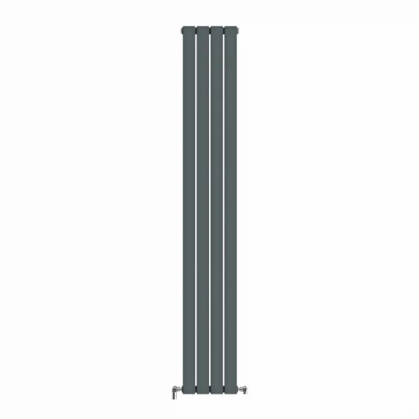 Радиатор дизайнерский Ideale Vittoria 12 4/1800/272 мм, цвет: антрацит (боковое подключение)