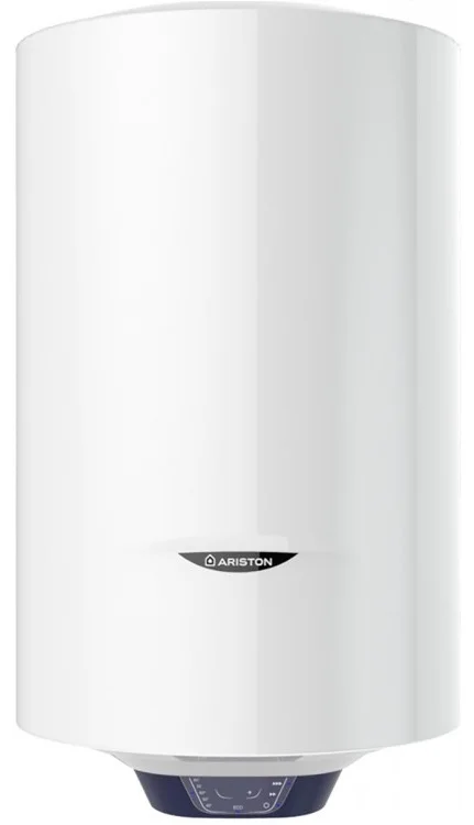 Водонагрівач електр. Ariston круглий BLU1 ECO PL DRY, 80л, 1,8кВт, сухий тен, ел. кер-ння, B, Італія, білий