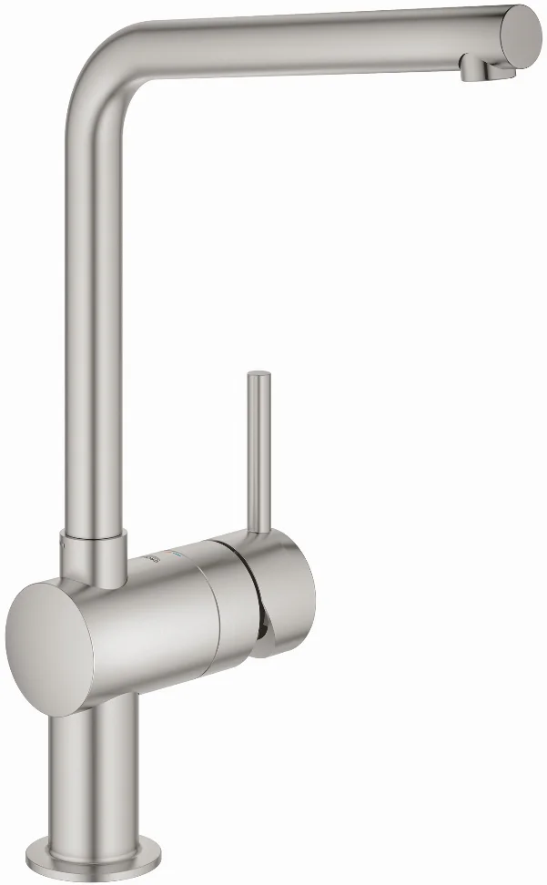Смеситель для кухни Grohe Vento, длина излива - 210мм, поворотный, 1рычаг, супер сталь