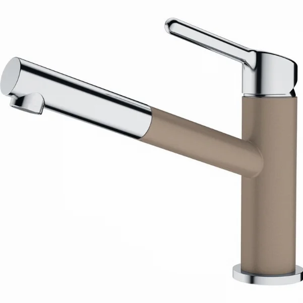 Смеситель для кухни Franke Orbit Pull Out, цвет: хром-миндаль