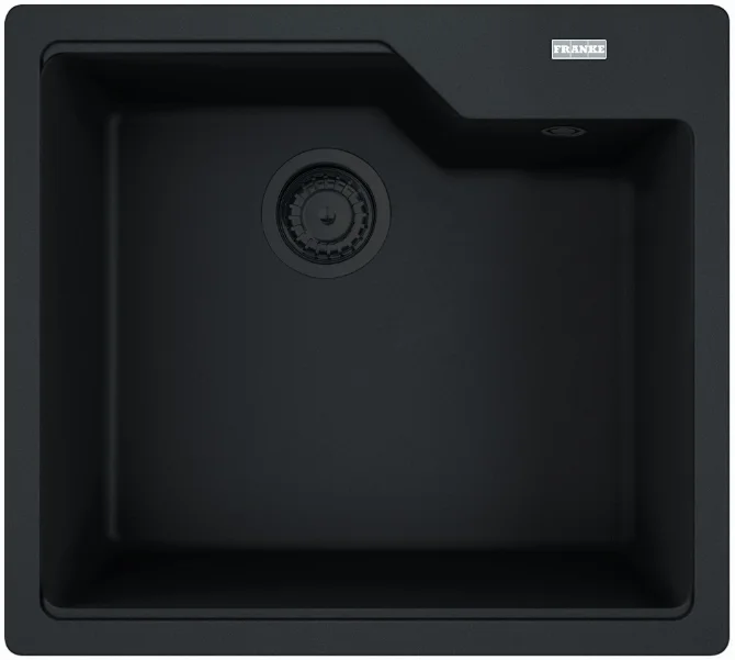 Мийка кухонна фраграніт Franke Urban UBG 610-56 - 503×425×230 мм, врізна, колір: чорний матовий