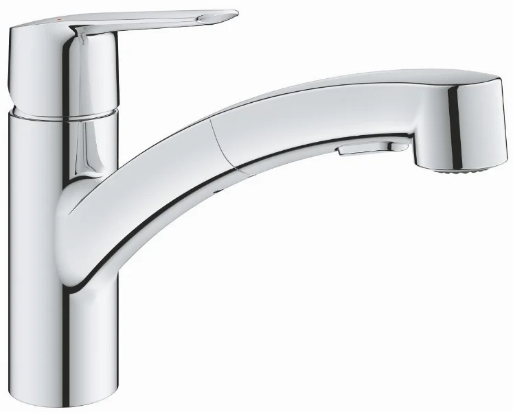 Смеситель для кухни Grohe Start, длина излива - 227 мм, поворотный/выдвижной, 1 рычаг, хром