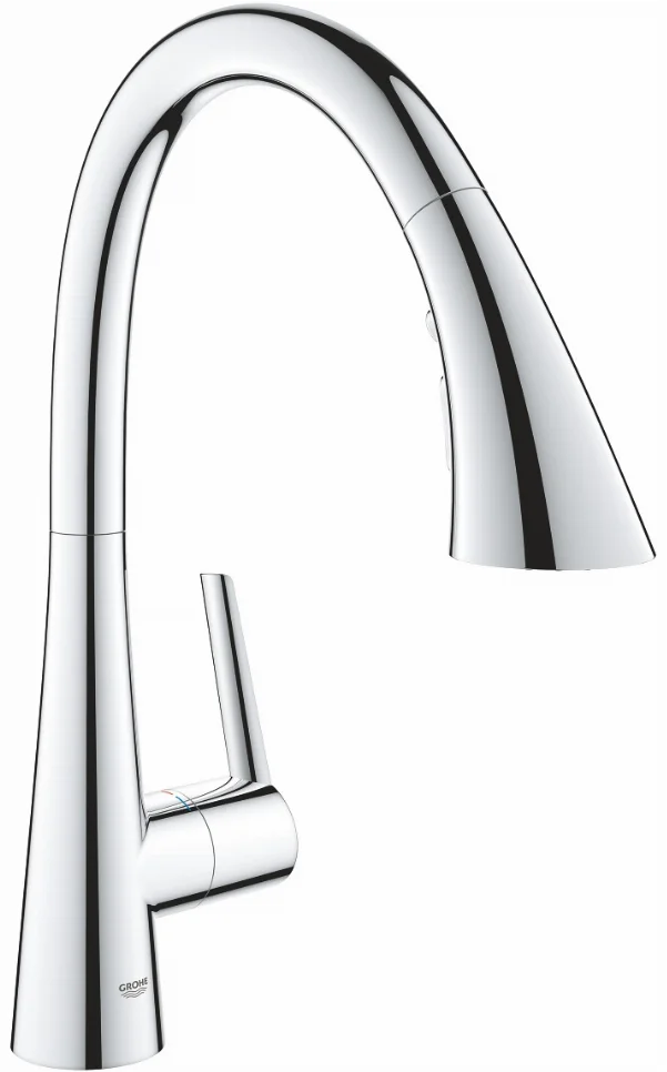Змішувач для кухні Grohe Scala, довж.виливу - 214мм, поворотний, 1 важіль, хром