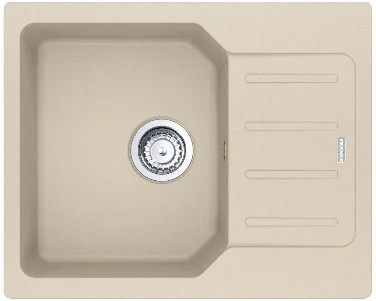 Мойка кухонная фрагранит Franke City UCG 611-62 - 620×500×190 мм, цвет: бежевый