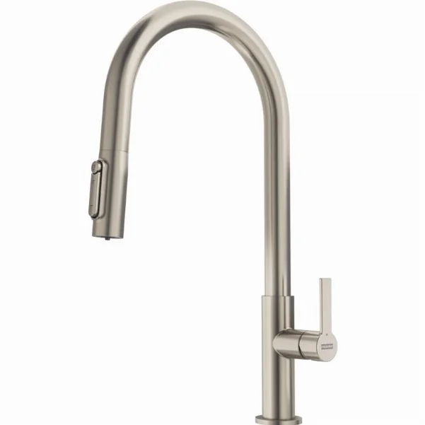 Смеситель для кухни Franke Maris Slim J Clear Water, цвет: сталь