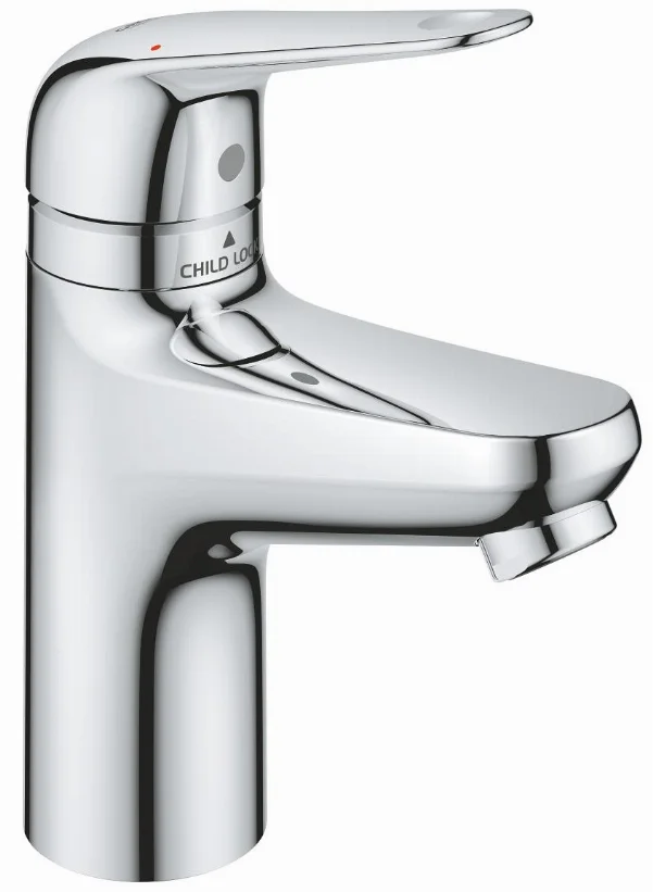 Смеситель для раковины Grohe Swift S длина излива - 82мм, неповоротный, 1 рычаг, хром
