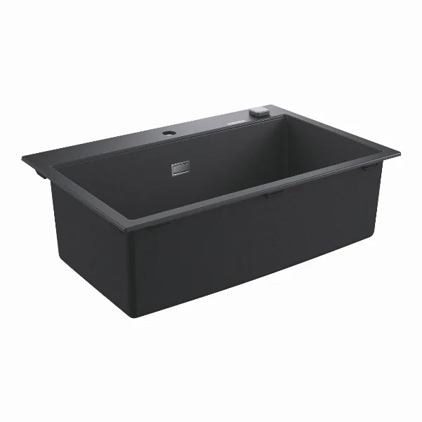 Мийка для кухні 780 x 510 мм, Granite Black