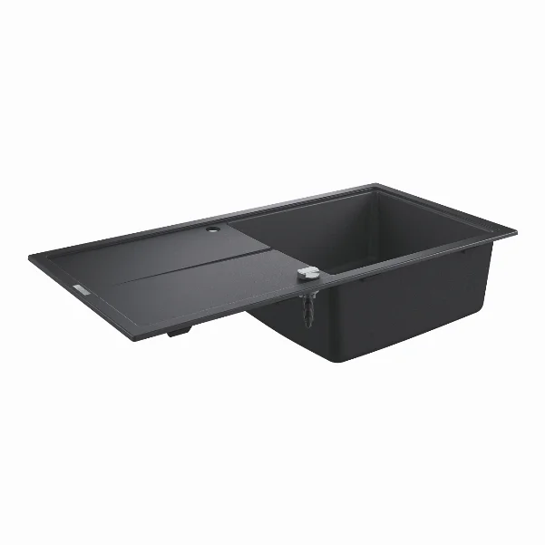 Мийка для кухні 1000 х 500 мм, Granite Black