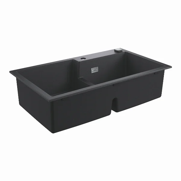 Мийка для кухні 860 х 500 мм, Granite Black