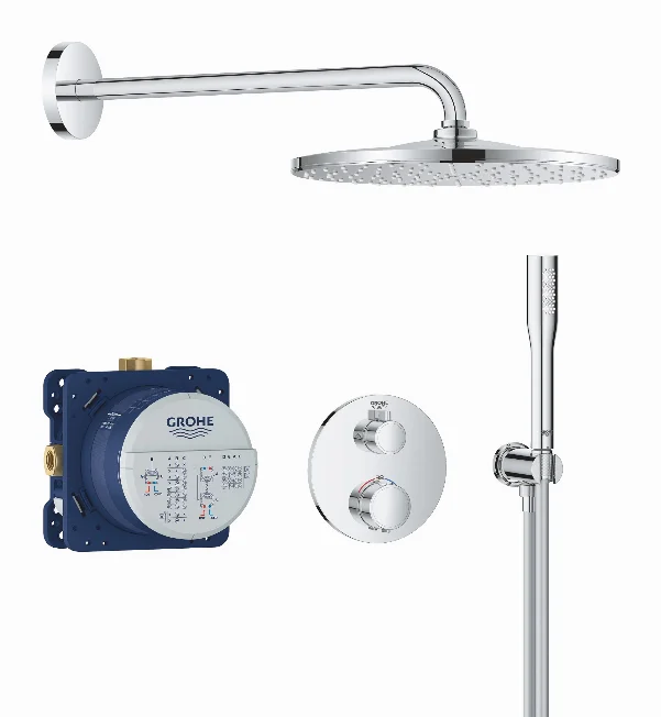 Grohtherm Душова система з термостатом прихованого монтажу з Rainshower Mono 310