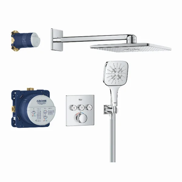 Grohtherm SmartControl Душовий комплект Rainshower SmartActive 310 Cube
