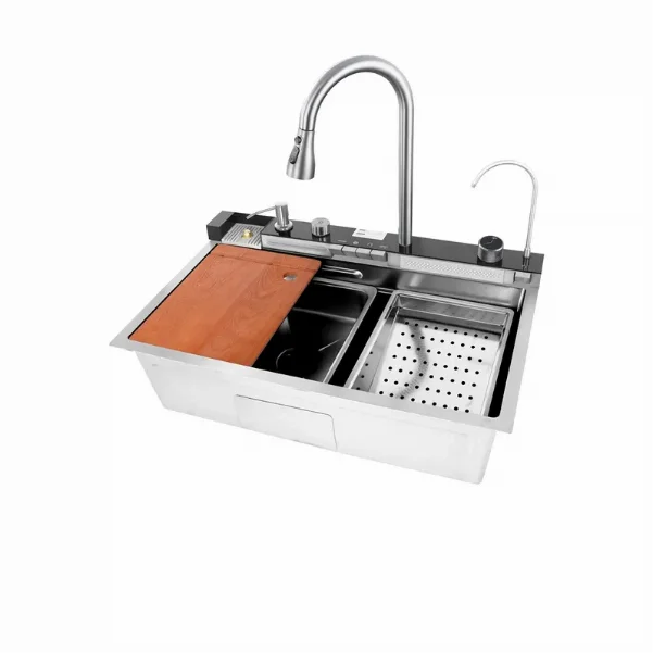 Мойка многофункциональная Mixxus MH7546-SET-06.SUS304 Decor с вмонтированным смесителем