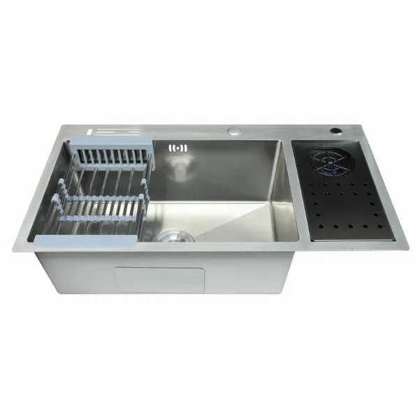 Мойка Zerix ZH8245-SET-08 Micro Decor SS Color из нержавеющей стали (цвет нерж.)
